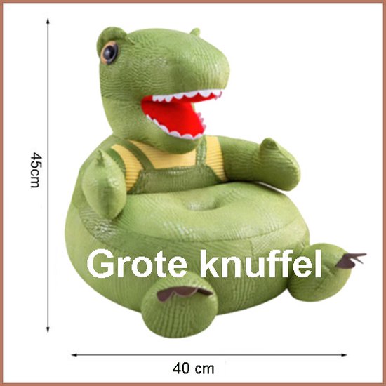 Grote Knuffel / Baby sofa's of kindersofa's / Zo fijn bij een knuffel (draak) op schoot zitten van Knuffelbos