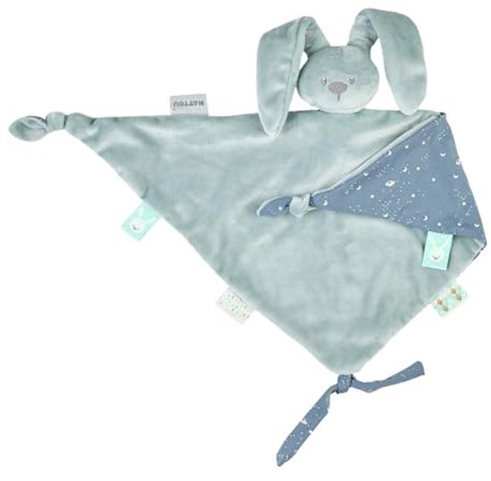 Grote knuffeldoek haas - Zachte en veilige trooster voor baby's van Tiamo