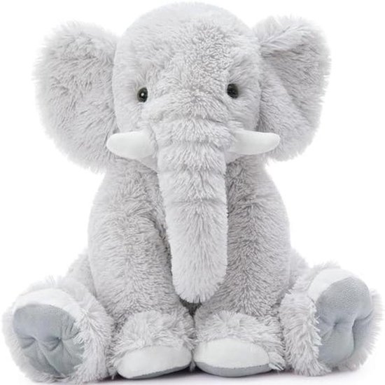 Grote olifant knuffeldier XXL - 50 cm pluche knuffel voor kinderen van Merkloos