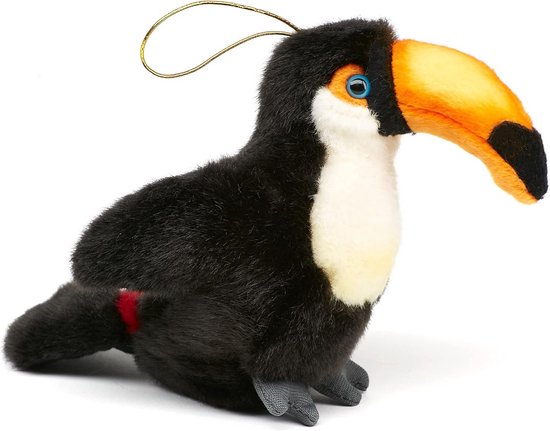 Grote Pluche Toekan Knuffeldier - Zachte Vogel Knuffel - 13 cm van Merkloos
