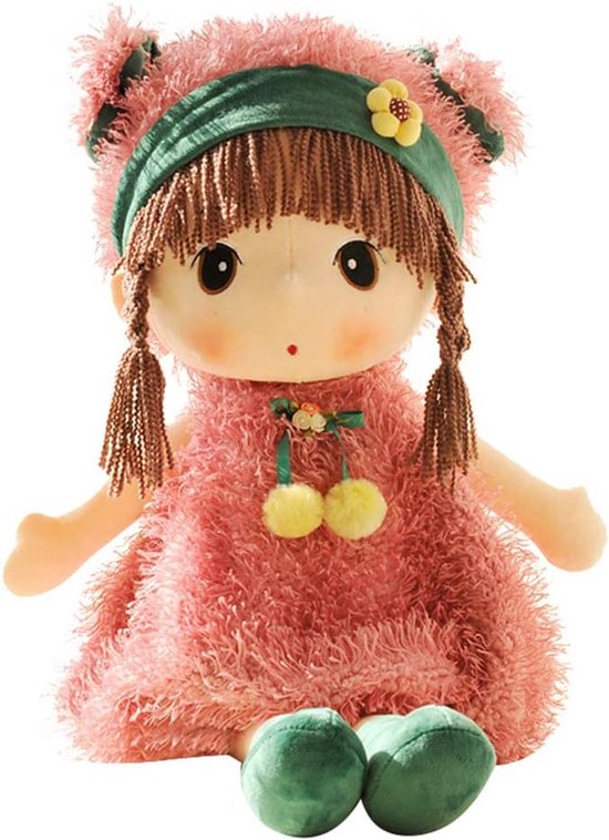 Grote Stoffen Babypop Knuffelpop 45 cm - Zacht Pluche Speelgoedcadeau voor Meisjes van Merkloos