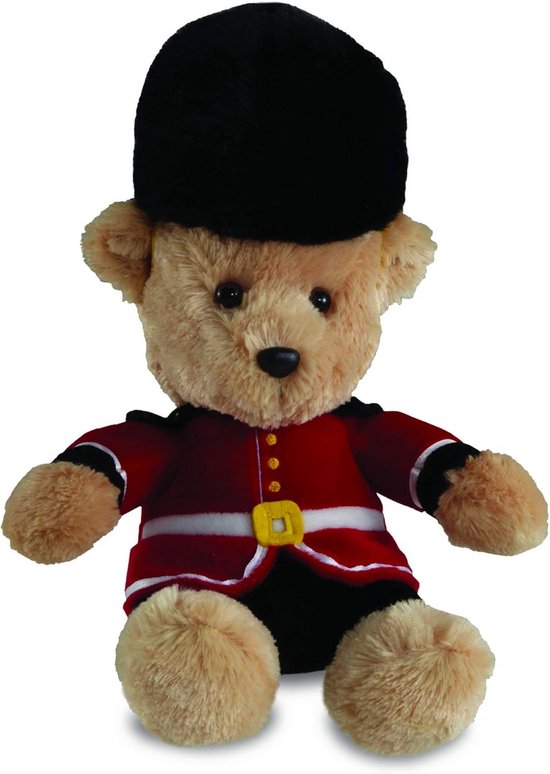 Grote Teddybeer Wachter in Uniform Pluche Speelgoed 20 cm