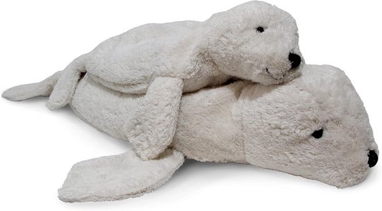 Grote Witte Pluchen Zeehond Knuffel - Zacht & Ecologisch Speelgoed van Merkloos