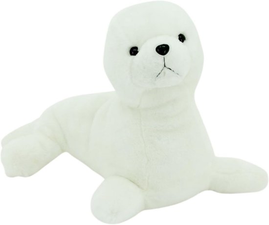 Grote Witte Zeehond Knuffel 60 cm Superzacht Pluche Dier