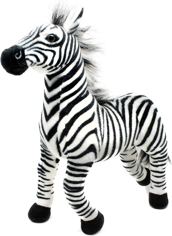 Grote Zebra Knuffel - Pluche Dierentje 40 cm - Zacht Speelgoed voor Kinderen