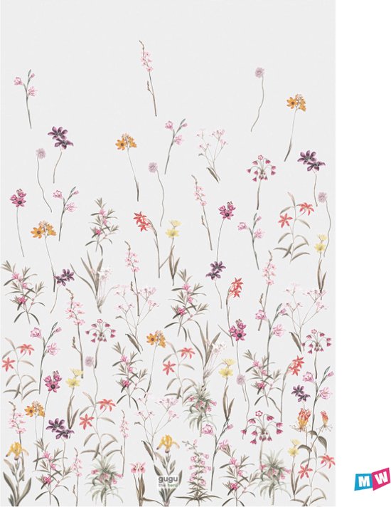Gugu the Hero speelkleed Flower Garden - rechthoek 118 x 180 cm van Gugu the Hero
