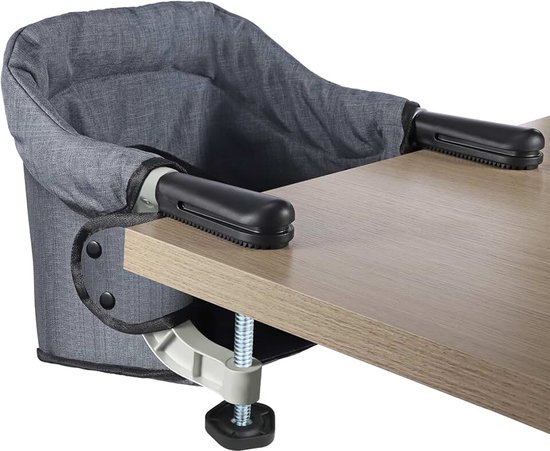 Haak op stoel, clip-on kinderstoel, opvouwbare platte opslag, draagbare babyvoedingszitje, ontwerp met hoge belasting, bevestiging aan snelle tafelstoel, verwijderbare stoel voor thuis en op reis