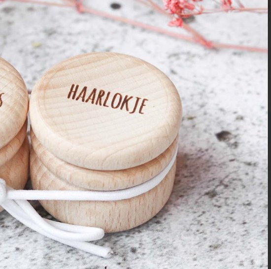 Haarlokdoosje | gegraveerd van Kidooz.