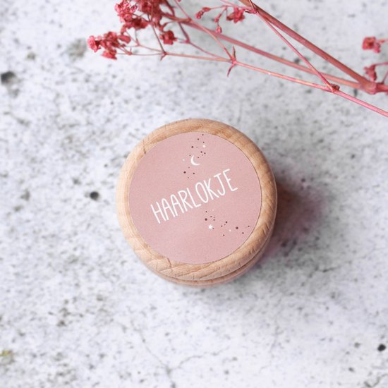 Haarlokdoosje | roze van Meminto Stories