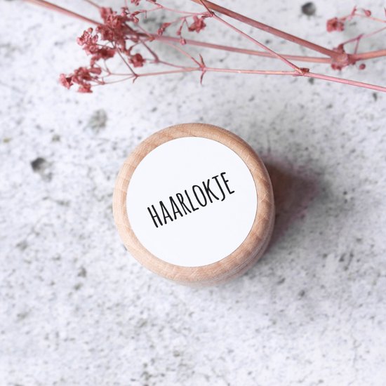 Haarlokdoosje | wit van Kidooz.