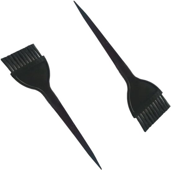 Haarverfkwasten Set van 2 - Haarverfborstels en Kammen voor Thuisgebruik en Kappers - Kleurstofapplicator Gereedschap van Miya.