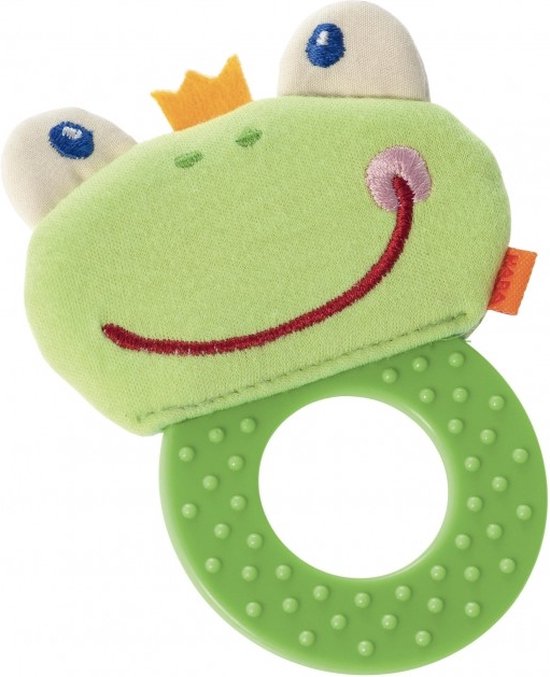 Haba Bijtfiguur Kikker Groen 11,5 Cm van HABA