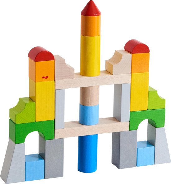 Haba Bouwstenen Junior Hout 28 Blokken van HABA