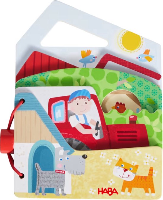 Haba Houten babyboek Trekker van HABA