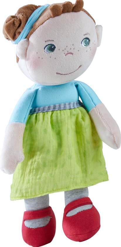 Haba Knuffelpop Marta Junior 29 Cm Katoen/polyester Groen van HABA.