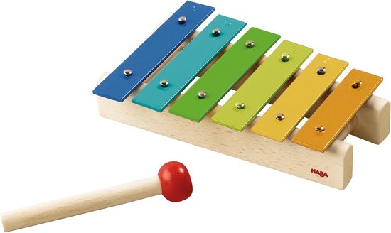 Haba Muziekinstrumenten Kleuterspeelgoed Metallofoon van HABA