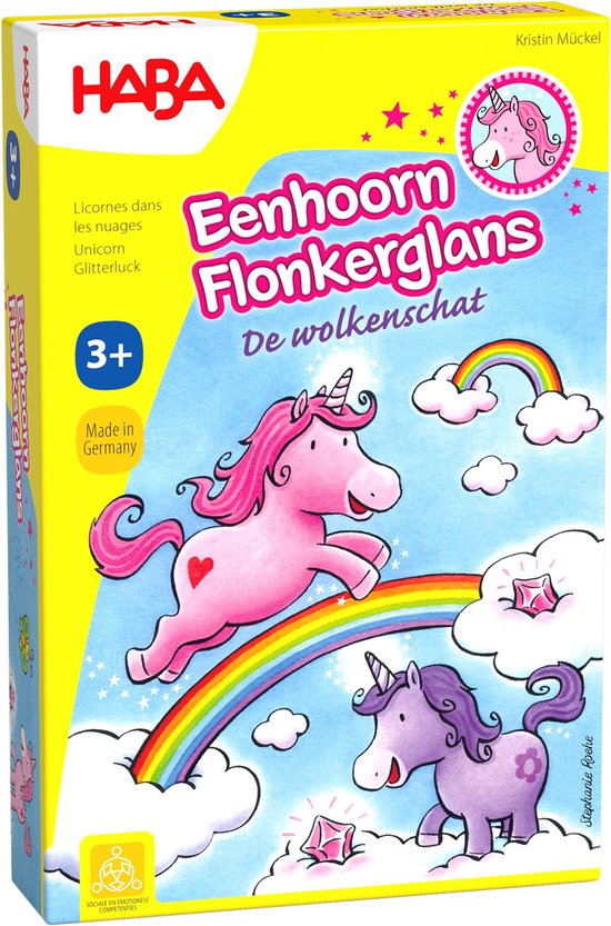 Haba Spel Spelletje vanaf 3 jaar Eenhoorn Flonkerglans van HABA.