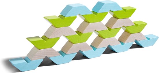 Haba Stapelblokken 3d-compositie 15 Cm Junior Hout 22-delig van HABA