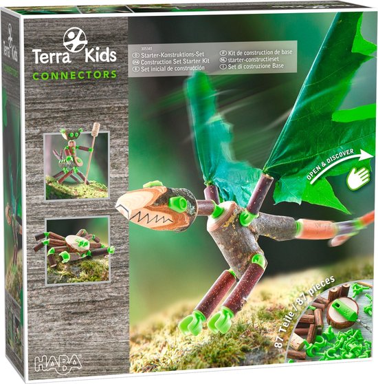 HABA Terra Kids -Constructieset Connectors Junior Groen van Haba