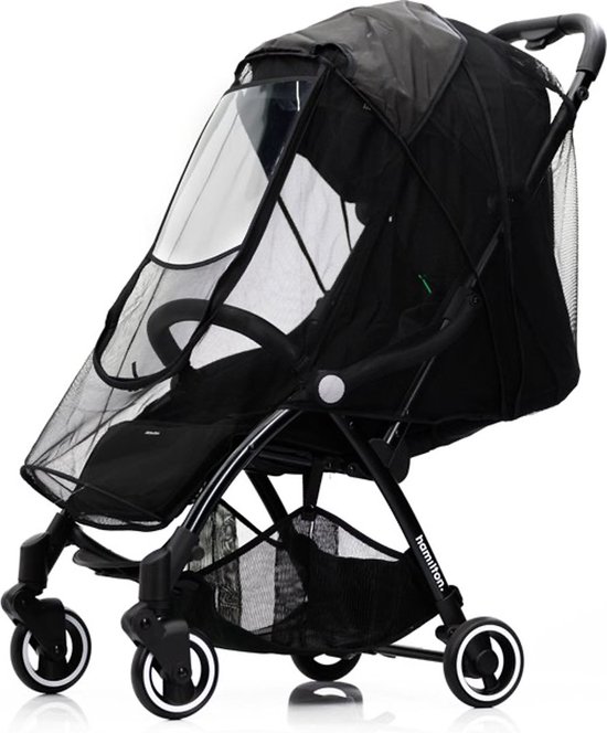 Hamilton by Yoop Premium Buggy Muggennet - Met transparant kijkvenster - Kinderwagen Klamboe - Anti- Wespen, Muggen en Vliegennet van Hamilton