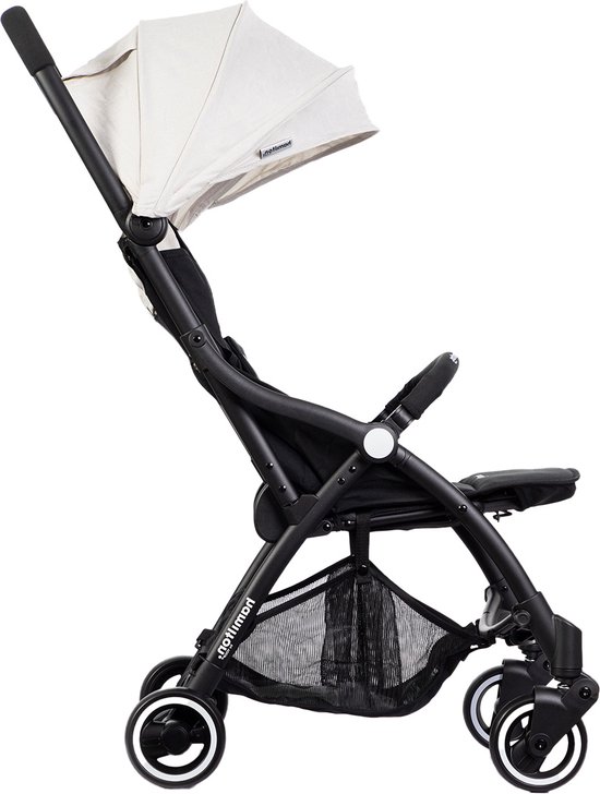 Hamilton by Yoop S1 Plus Buggy - MagicFold™ Technologie - Tot 22 kg - Wandelwagen Compact– Plooibuggy Baby - Inklapbaar - Kinderwagen - White Sand van Hamilton