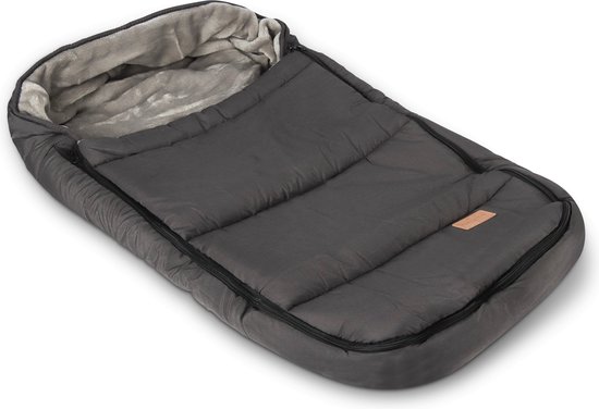 Hamilton by Yoop Voetenzak voor Buggy en Kinderwagen - 70 x 40 cm - Universeel - Waterafstotende en Winddichte buitenkant - Warme Fleece Voering - Antraciet van Hamilton
