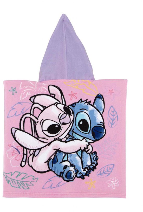 Handdoek Poncho Stitch Angel van Merkloos