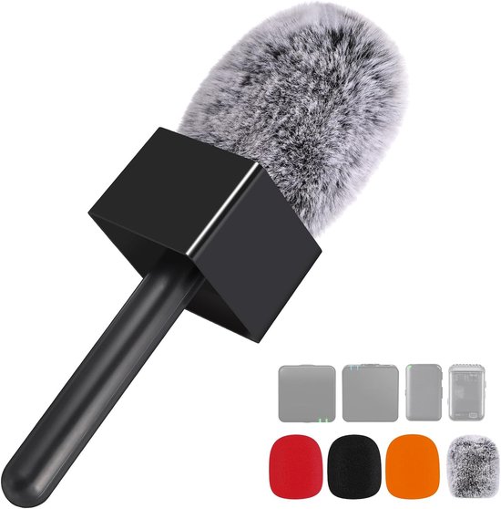 Handheld Adapter voor DJI Mic 2/Mini, Rode Wireless Go 2/3, Hollyland Lark M1/C1, BOYA Mini & More, Interivew Go Draadloze Lavalier Microfoonhouder, Interview Rig voor Vlogging Youtuber