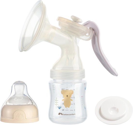 Handmatige Borstkolfset met Silicone - Inclusief 150 ml Babyfles van $