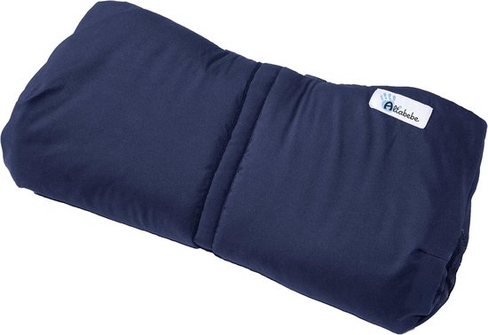 Handmuff - Kinderwagen warmer - Wandelen met baby - Winddicht microvezel - 44 x 23 cm - Marineblauw