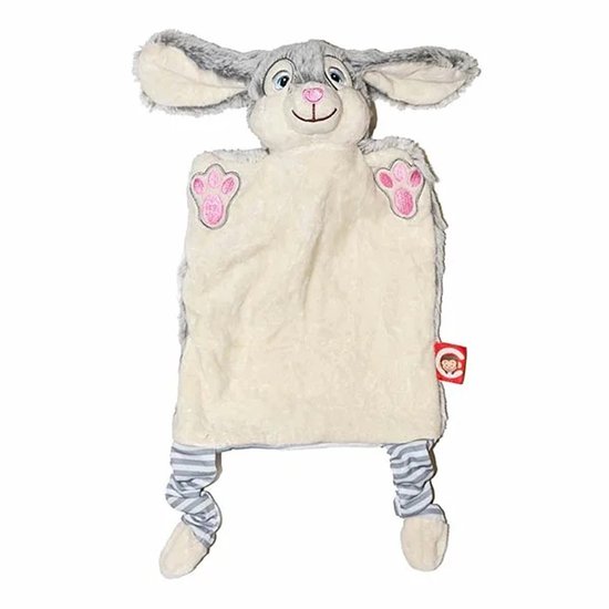 Handpop Bunny - Grijs/Ecru 37cm - Cubbies