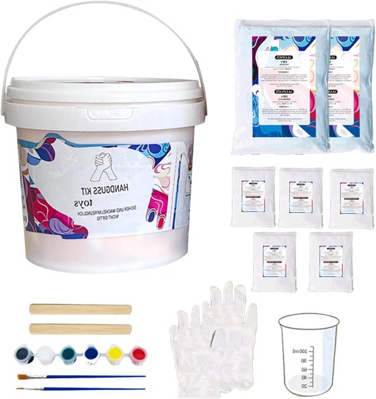 Handvormset - Gipsbeeld set - Herinneringen maken - Veilige doe-het-zelf - 16 x 16 x 15 cm - Niet gespecificeerd