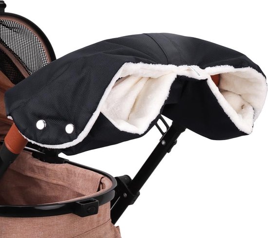 Handwarmer voor kinderwagen, universele maat, kinderwagenhandschoenen met fleece binnenkant, waterdicht, winddicht, kinderwagenmof, kinderwagenaccessoire voor kinderwagen, buggy en van Luchild
