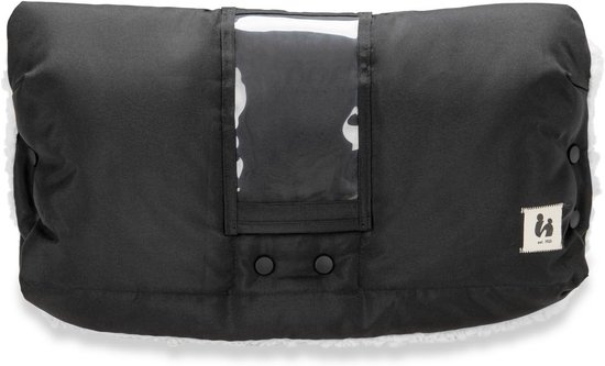 Handwarmer voor kinderwagens, buggy's en fietsaanhangers - Met touchscreen tas en teddy fleece - Waterafstotend en eenvoudig te bevestigen