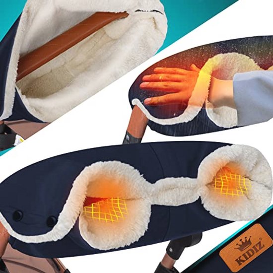 Handwarmers voor Kinderwagens - Waterdicht en Warm Pluche