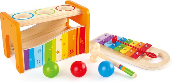 Hape - Hape Hamerbank en Xylofoon 2-in-1 van Hape