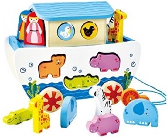 Hape houten vormenstoof - Ark van Noach van Hape