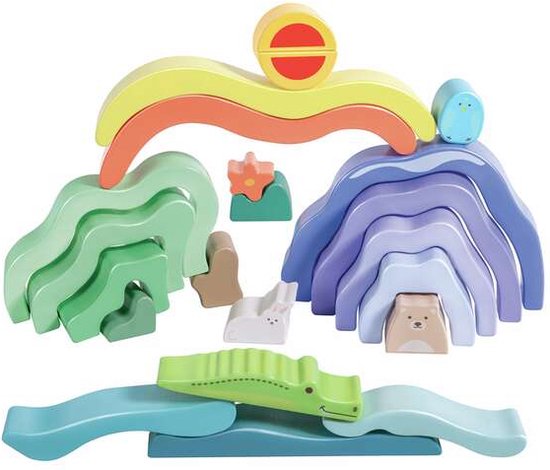 Hape Natuur Stapelblokken van Hape