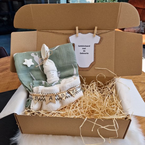 Happy Bebie | Giftbox | Baby | Newborn | Kraamkado van Merkloos