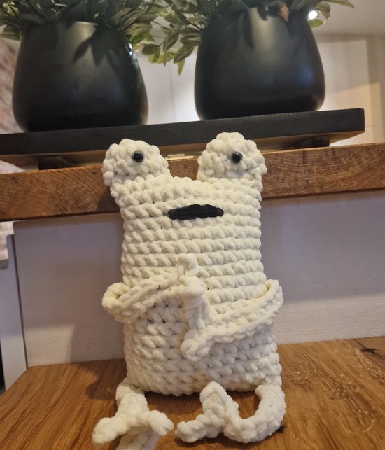 Happy Bebie | Knuffelkikker | Baby | Mama | Kraamkado | Velvet | Handmade van Merkloos