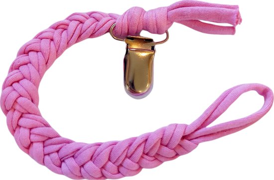 Happy-By-Lies Speenkoord gevlochten Koraal van Happy-by-Lies