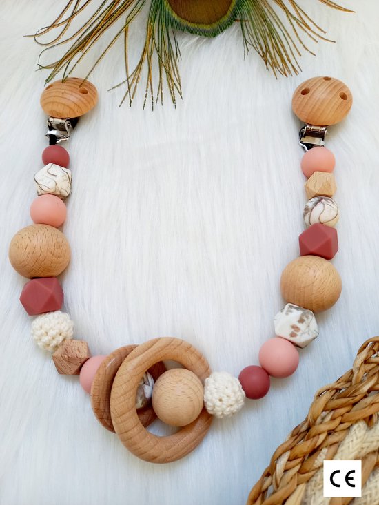 Happy-By-Lies Wagenspanner Body Leaf-powderblush-woodchuck van Happy-by-Lies