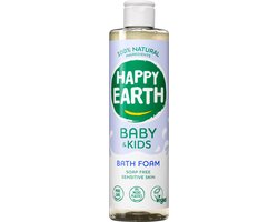 Happy Earth Badschuim voor baby en kids 300 ml van Merkloos