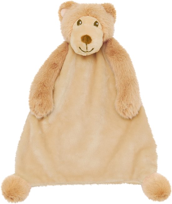 Happy Horse Beer Bram Knuffeldoek - Beige - Baby cadeau van Merkloos