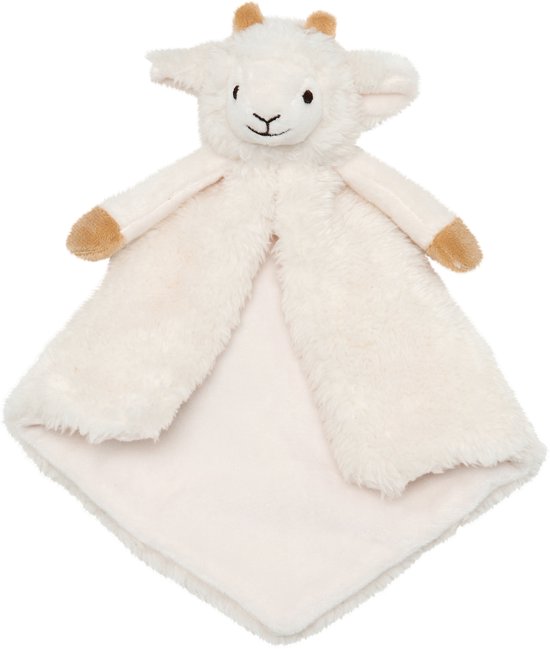 Happy Horse Churro Schaap Tuttle Knuffeldoek - Wit - Baby cadeau van Merkloos