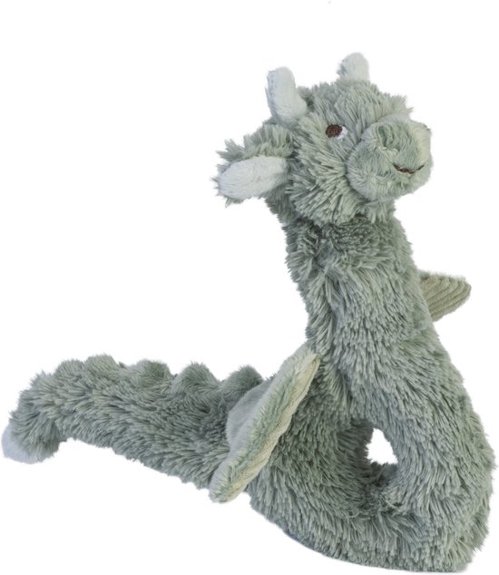 Happy Horse Draak Drake Rammelaar - Groen - Baby cadeau van Happy Horse