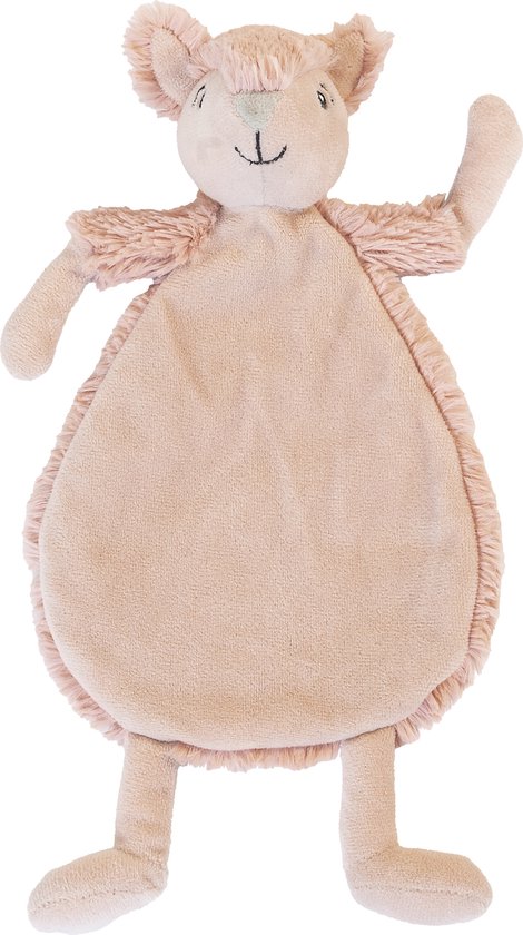 Happy Horse Eekhoorn Sancho Knuffeldoekje - Roze - Baby cadeau van Happy Horse