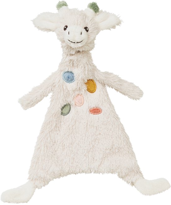 Happy Horse Giraf Gizzy Knuffeldoek - Grijs - Baby cadeau