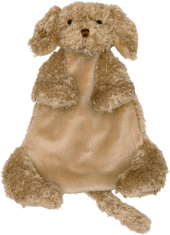 Happy Horse Hond Brownie Knuffeldoek 22 cm - Bruin - Baby cadeau van Merkloos