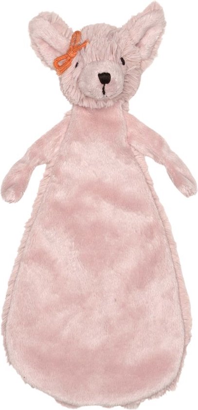 Happy Horse Hond Dana Knuffeldoek 26 cm - Roze - Baby cadeau van Happy Horse